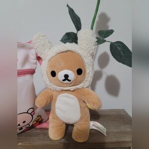 Rilakkuma Bear 🐻 So cute and soft, 9 and half Inches long & 6 inches wide.